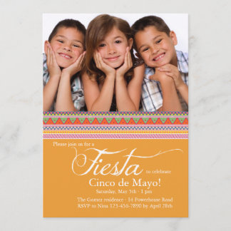 Fiesta-Foto-Einladung Einladung