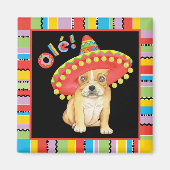 Fiesta Frenchie Magnet (Vorne)