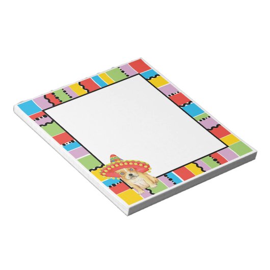 Fiesta Frenchie Notizblock (angewinkelt)