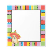 Fiesta Frenchie Notizblock (Vorderseite)