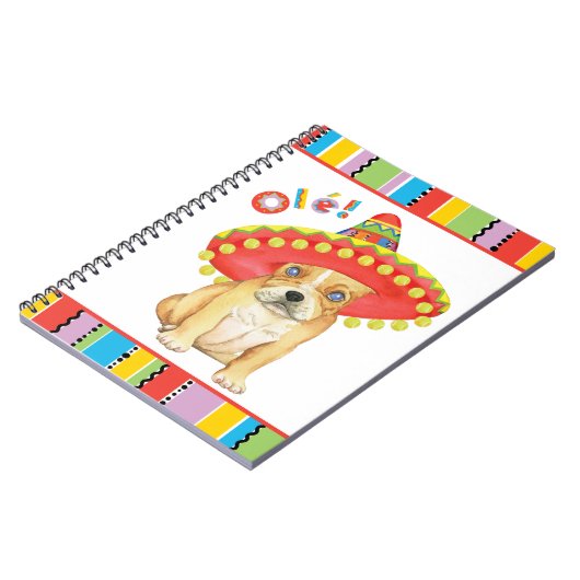 Fiesta Frenchie Notizblock (Linke Seite)