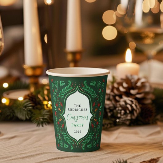 Fiesta Frohe Weihnachten Pappbecher