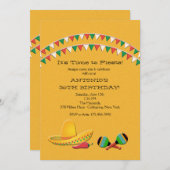 Fiesta Fun Einladung (Vorne/Hinten)