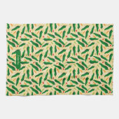 Fiesta Fun Green Chile Pattern Geschirrtuch (Horizontal)