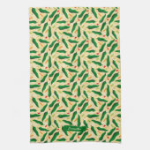 Fiesta Fun Green Chile Pattern Geschirrtuch (Vertikal)