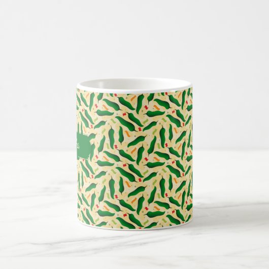 Fiesta Fun Green Chile Pattern Kaffeetasse (Mittel)