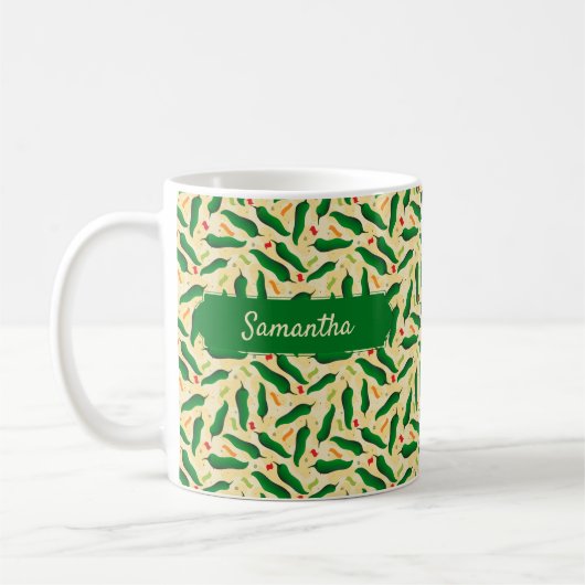 Fiesta Fun Green Chile Pattern Kaffeetasse (Links)
