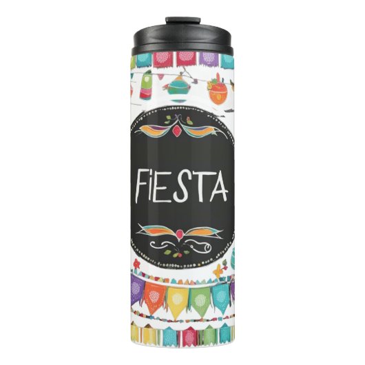 Fiesta Fun Print Thermosbecher (Vorderseite)