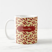Fiesta Fun Red Chile Pattern Kaffeetasse (Links)