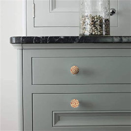 Fiesta Fun Red Chile Pattern Keramikknauf