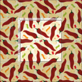 Fiesta Fun Red Chile Pattern Stoff (Kachel)