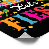 Fiesta Funny Cinco De Mayo Women Men Kids Poster (Ecke)