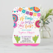 Fiesta Geburtstag Einladung Mexikanische Geburtsta (Stehend Vorderseite)