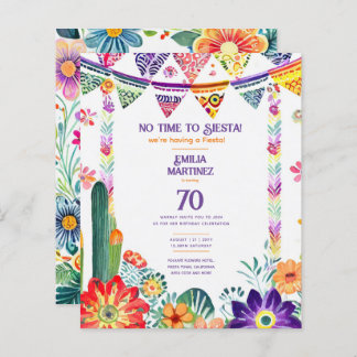 FIESTA Geburtstag Folkart Blume 70. 80. 90.