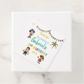 Fiesta Geburtstag vielen Dank Party Geschenk-Tag Geschenkanhänger (Beispiel)