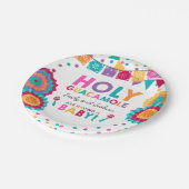 Fiesta-Geburtstags-Papierplatten-heiliges Pappteller (Schrägansicht)