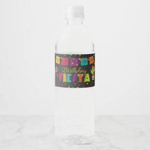 Fiesta-Geburtstags-Wasser-Flaschen-Aufkleber Wasserflaschenetikett