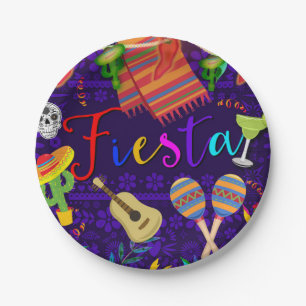 Fiesta-Geburtstagsfeier Cinco De Mayo Pappteller