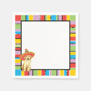 Fiesta-gelber Labrador Serviette