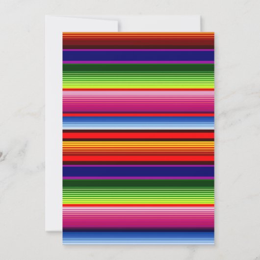 Fiesta Gender Offenlegung Einladung Señor oder Señ (Rückseite)