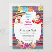 Fiesta Gender Offenlegung Einladung Señor oder Señ (Vorderseite)