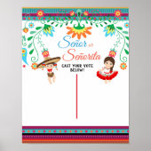 Fiesta Gender Reveal Board Poster (Vorne)