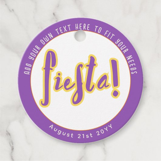 FIESTA GESCHENKANHÄNGER (Vorderseite)