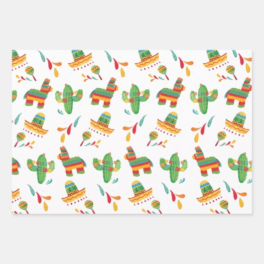 Fiesta Geschenkpapier Set (Vorderseite 2)