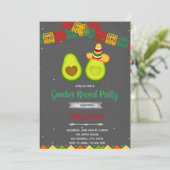 Fiesta Geschlecht: Party Einladung (Stehend Vorderseite)