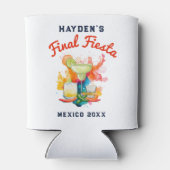 Fiesta Girls’ Weekend Mexico Bachelorette Dosenkühler (Rückseite)