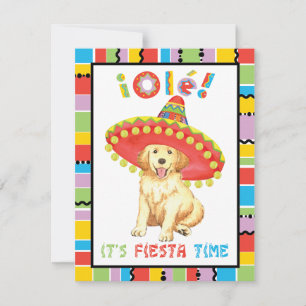Fiesta Golden Einladung