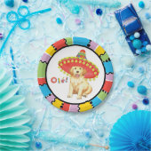 Fiesta-golden retriever pappteller (Party)