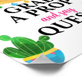 Fiesta Grab einen Prop und Say Queso Foto Stand Poster (Ecke)