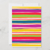 Fiesta Graduation Party Einladende Karte (Rückseite)