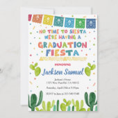 Fiesta Graduation Party Invitation Mexican Invite Einladung (Vorderseite)