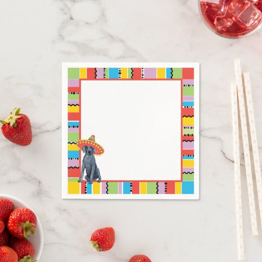 Fiesta Great Dane Serviette (Beispiel)