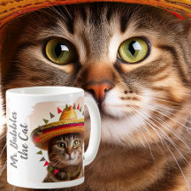 Fiesta grenzt um Ihr Funny Cat Foto an