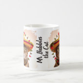 Fiesta grenzt um Ihr Funny Cat Foto an Kaffeetasse (Mittel)