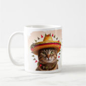 Fiesta grenzt um Ihr Funny Cat Foto an Kaffeetasse (Links)