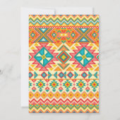 Fiesta hält die Dusche der Bar Einladung (Rückseite)