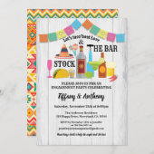 Fiesta hält die Dusche der Bar Einladung (Vorne/Hinten)