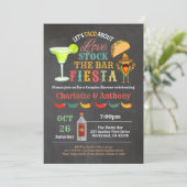 Fiesta hält die Duschkabine für Bar Einladung (Stehend Vorderseite)