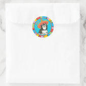 Fiesta Havanese Runder Aufkleber (Tasche)
