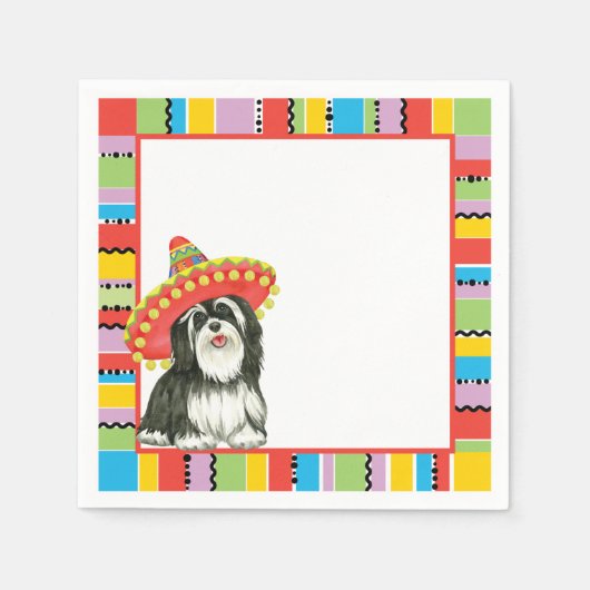 Fiesta Havanese Serviette (Vorderseite)