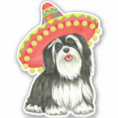 Fiesta Havanese Vinyl Sticker (Vorderseite)