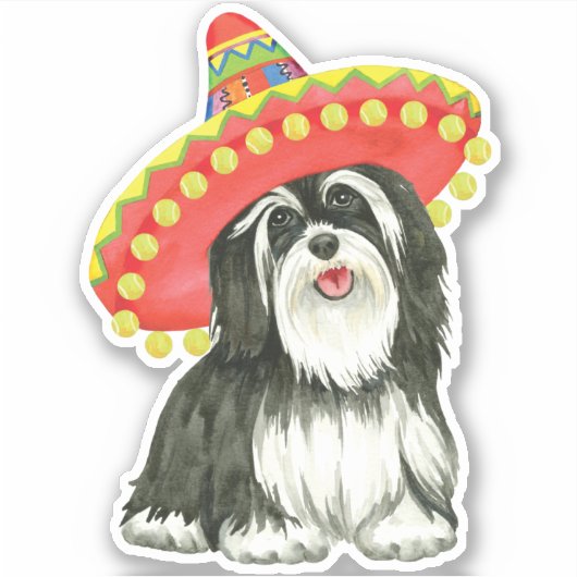 Fiesta Havanese Vinyl Sticker (Vorderseite)