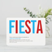 Fiesta: Himmel: Einladung der Flagge Puerto Rico (Stehend Vorderseite)