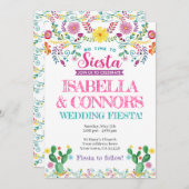 Fiesta-Hochzeit Einladung (Vorne/Hinten)