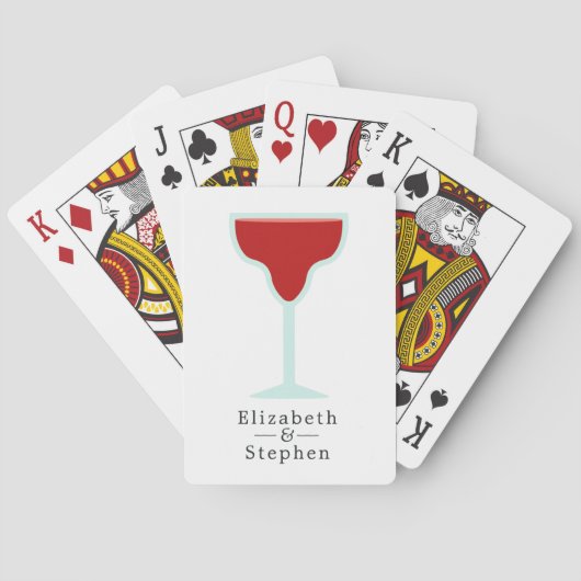 Fiesta-Hochzeit Spielkarten (Rückseite)