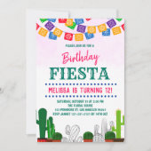 Fiesta Holy Cactus Mexican Cinco de Mayo Birthday Einladung (Vorderseite)